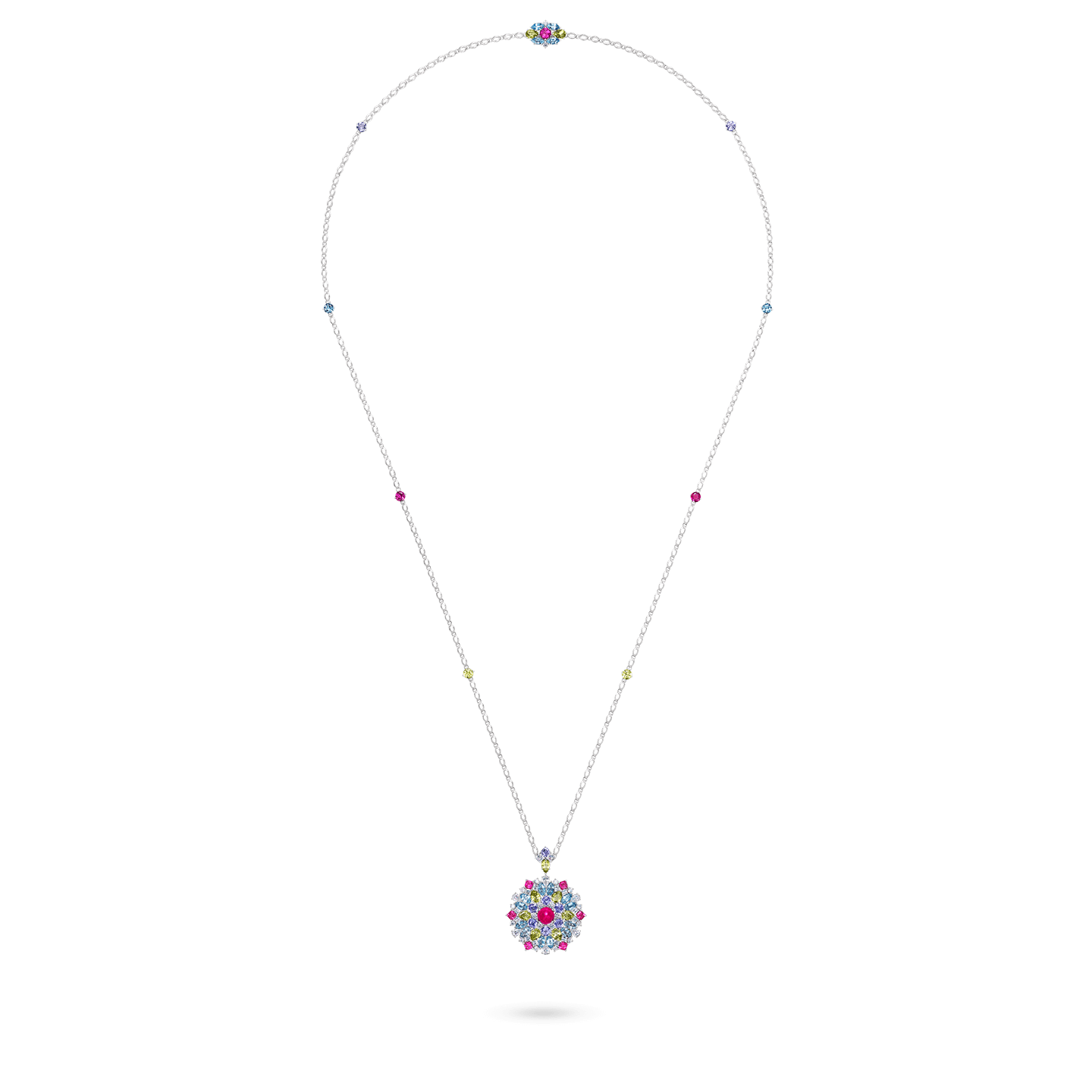 Winston Kaleidoscope Purplish Pink Tourmaline Pendant by Harry Winston. 