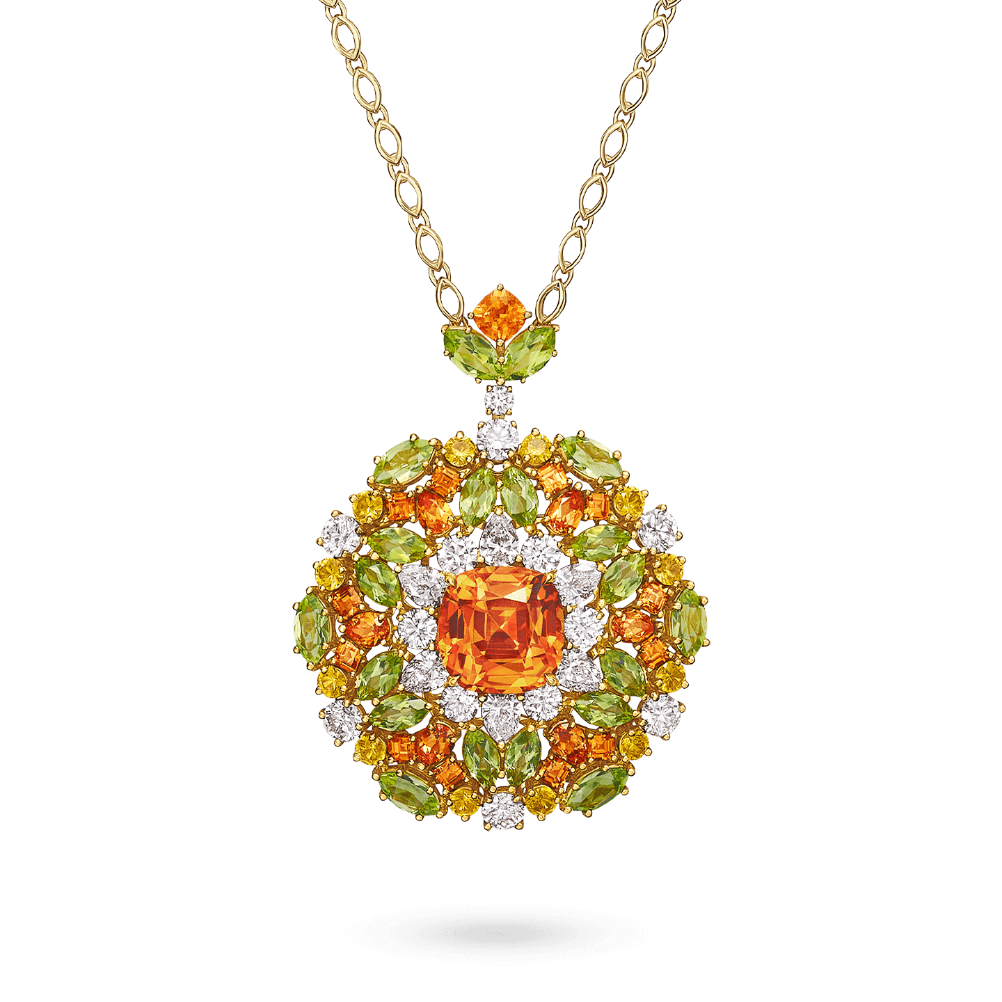 Pendentif Winston Kaleidoscope en spessartite par Harry Winston.  