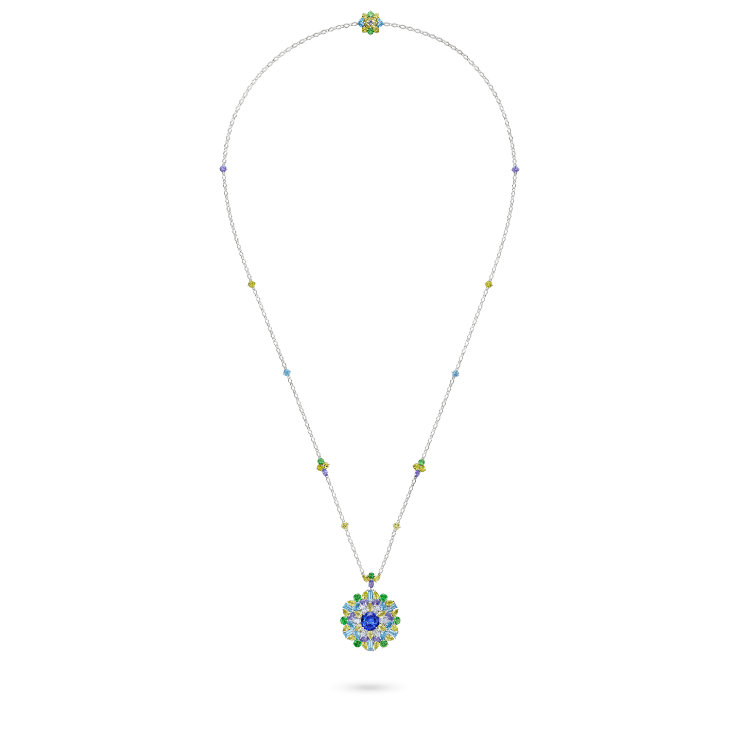 Pendentif Winston Kaleidoscope en tanzanite par Harry Winston. 