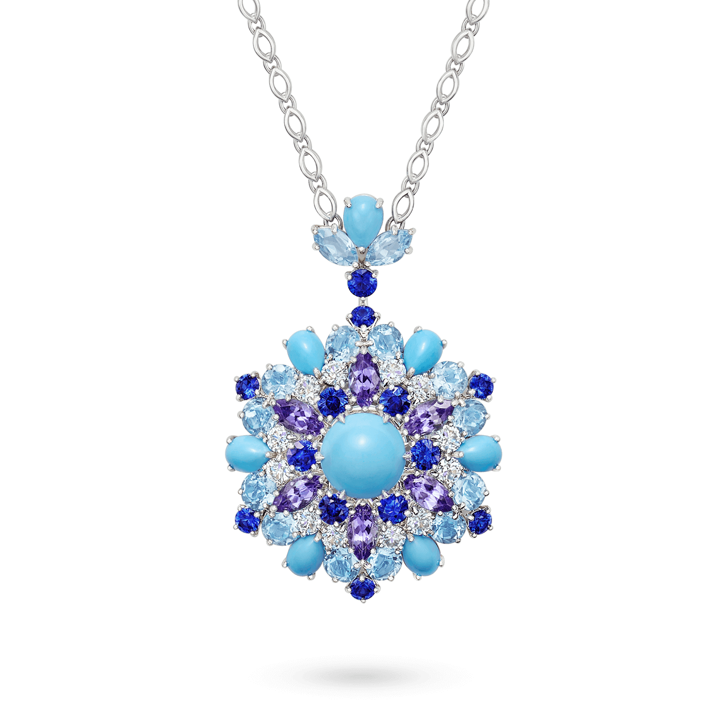 Pendentif Winston Kaleidoscope en turquoise par Harry Winston. 