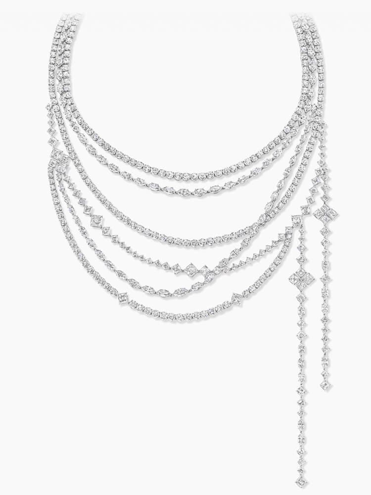 Secret Combination Diamond Necklace