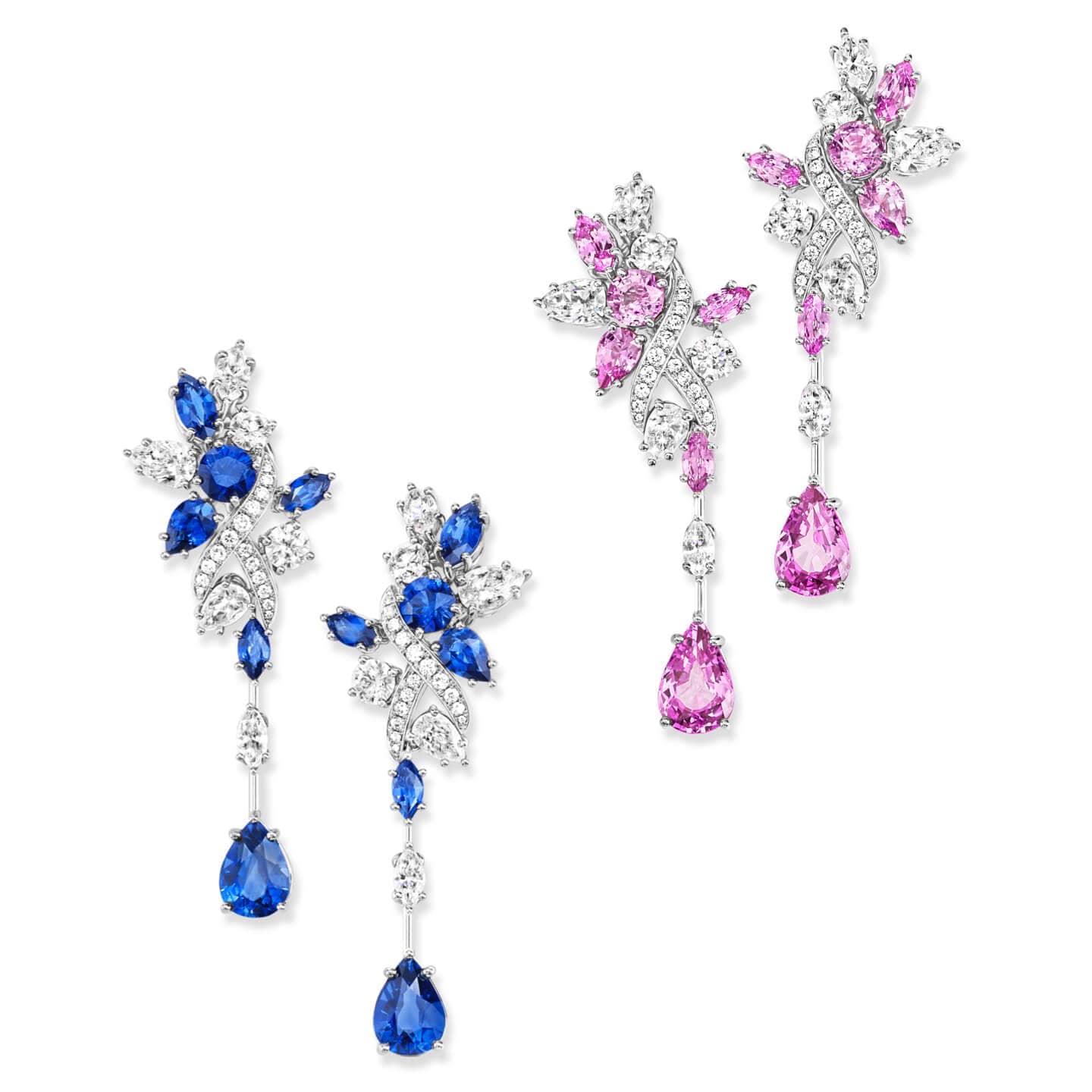 HARRY WINSTON Secret Cluster Statement Necklace NKDPCLFUSCL Platinum Diamond