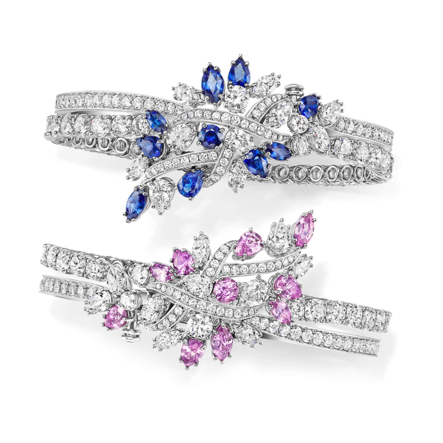 HARRY WINSTON Secret Cluster Statement Necklace NKDPCLFUSCL Platinum Diamond