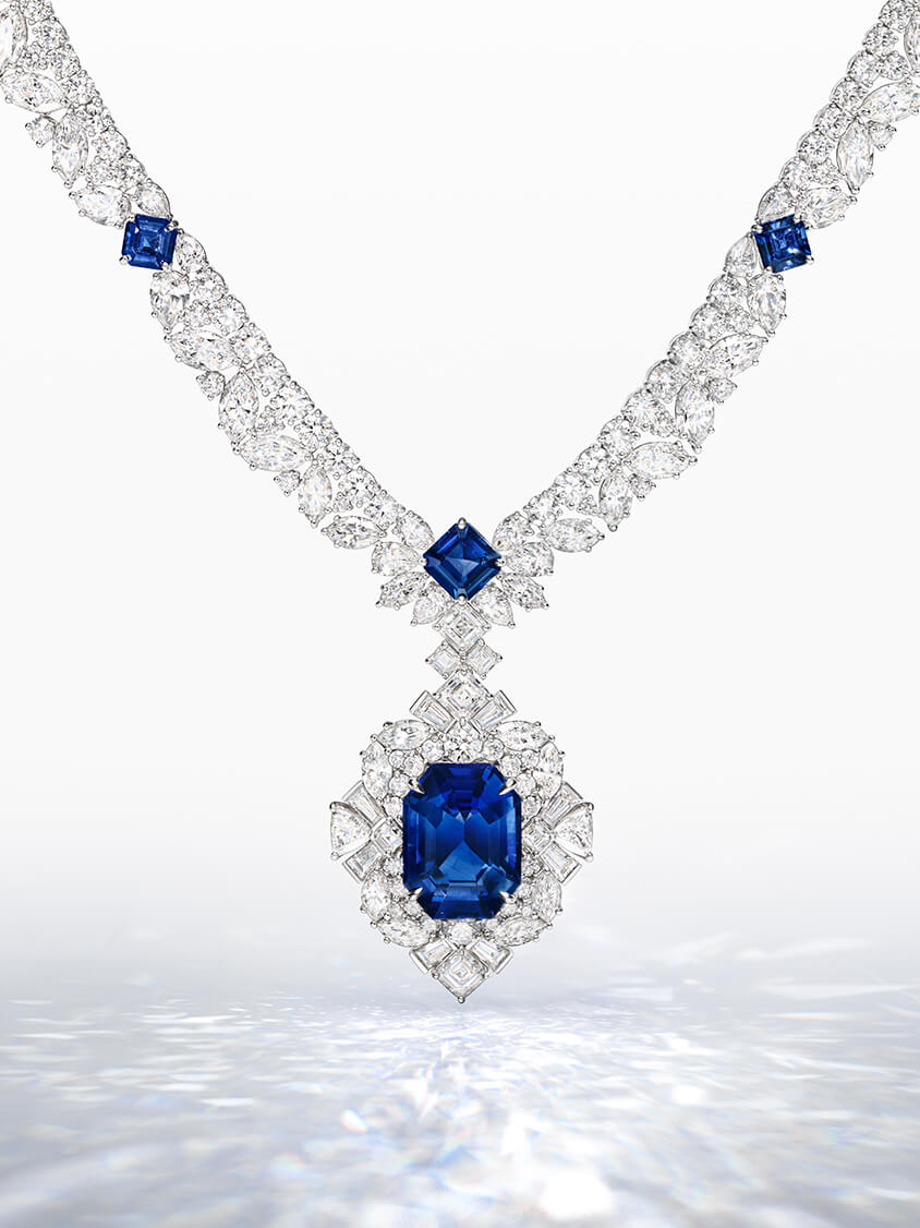 パライバ＆ダイヤモンド・ネックレス | ハリー・ウィンストン