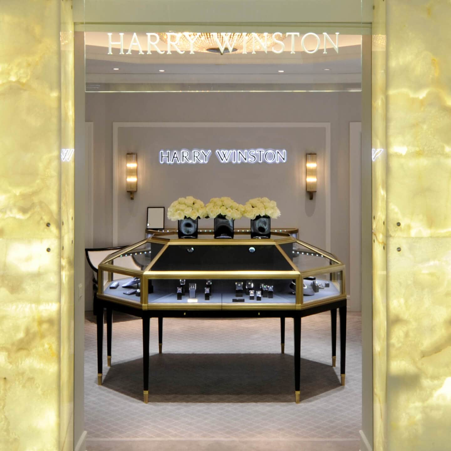 Façade of the Harry Winston London Harrods Salon