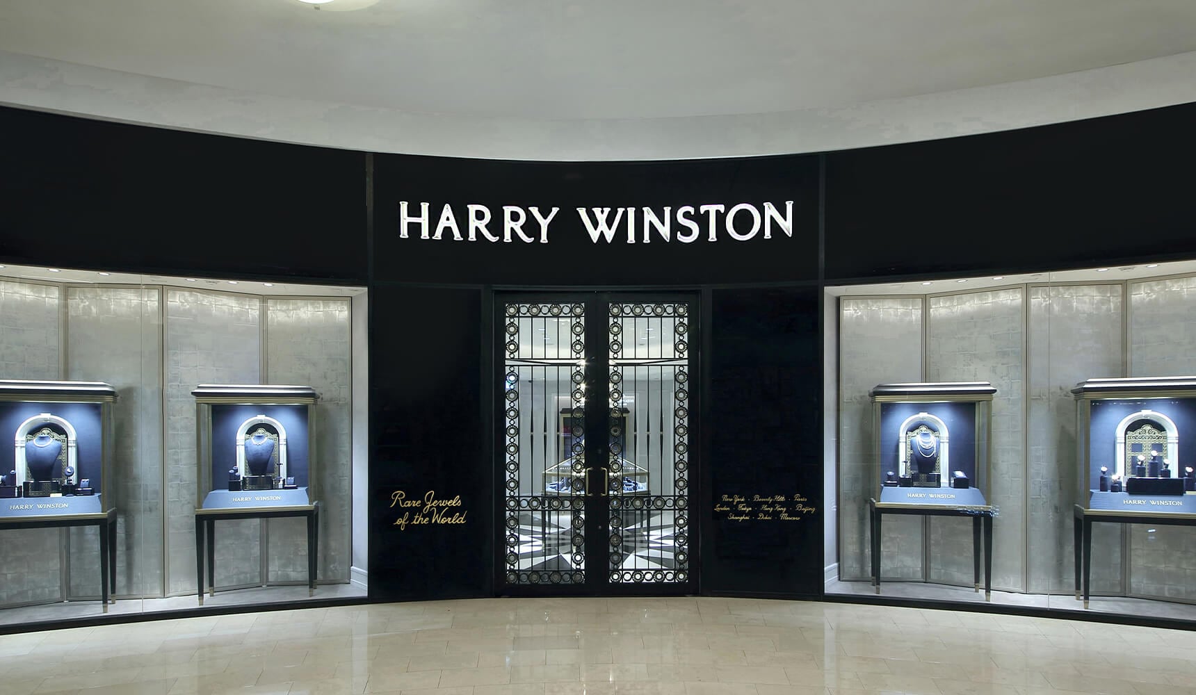 Harry Winston ouvre un nouveau salon dans le centre commercial Taipei 101