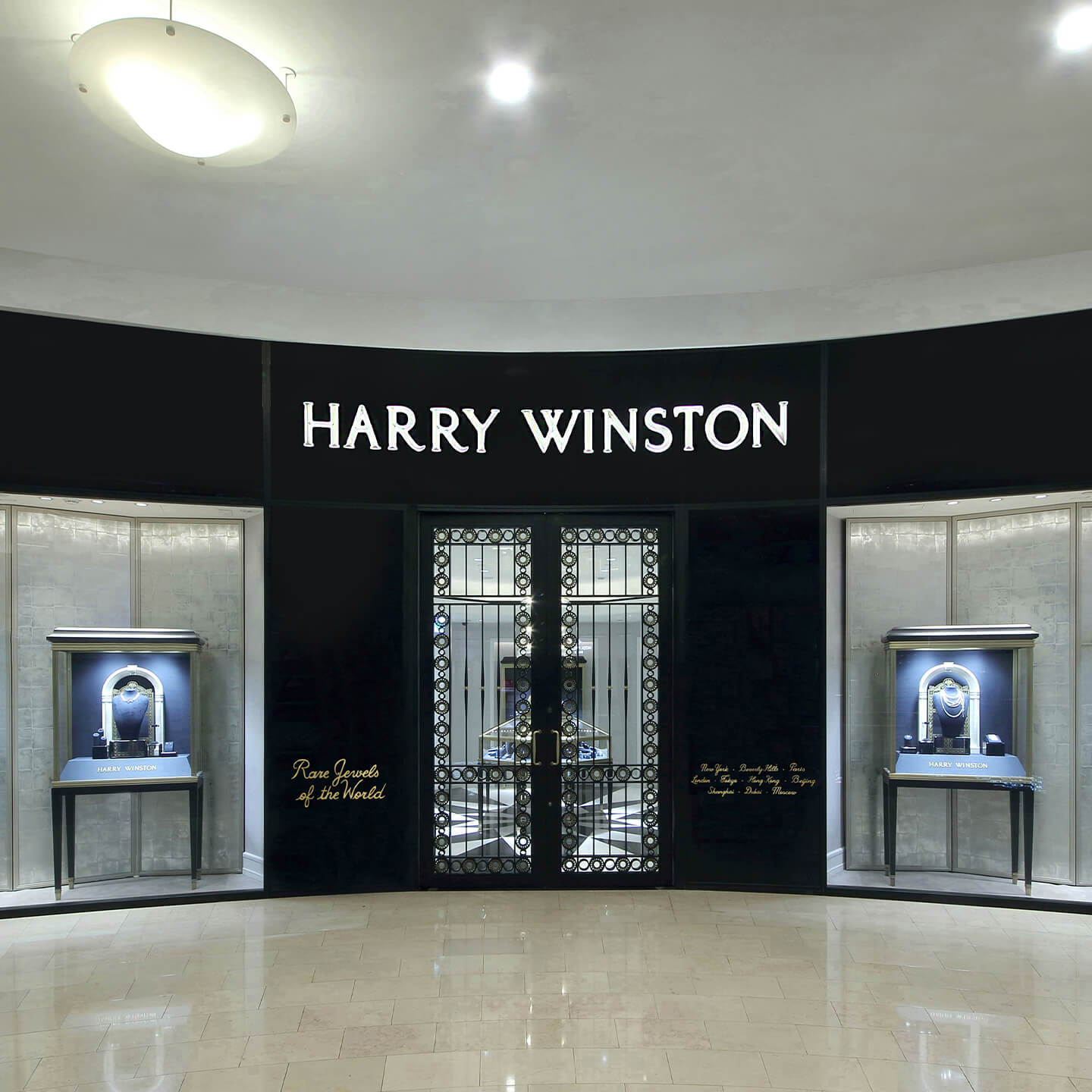 Harry Winston ouvre un nouveau salon dans le centre commercial Taipei 101