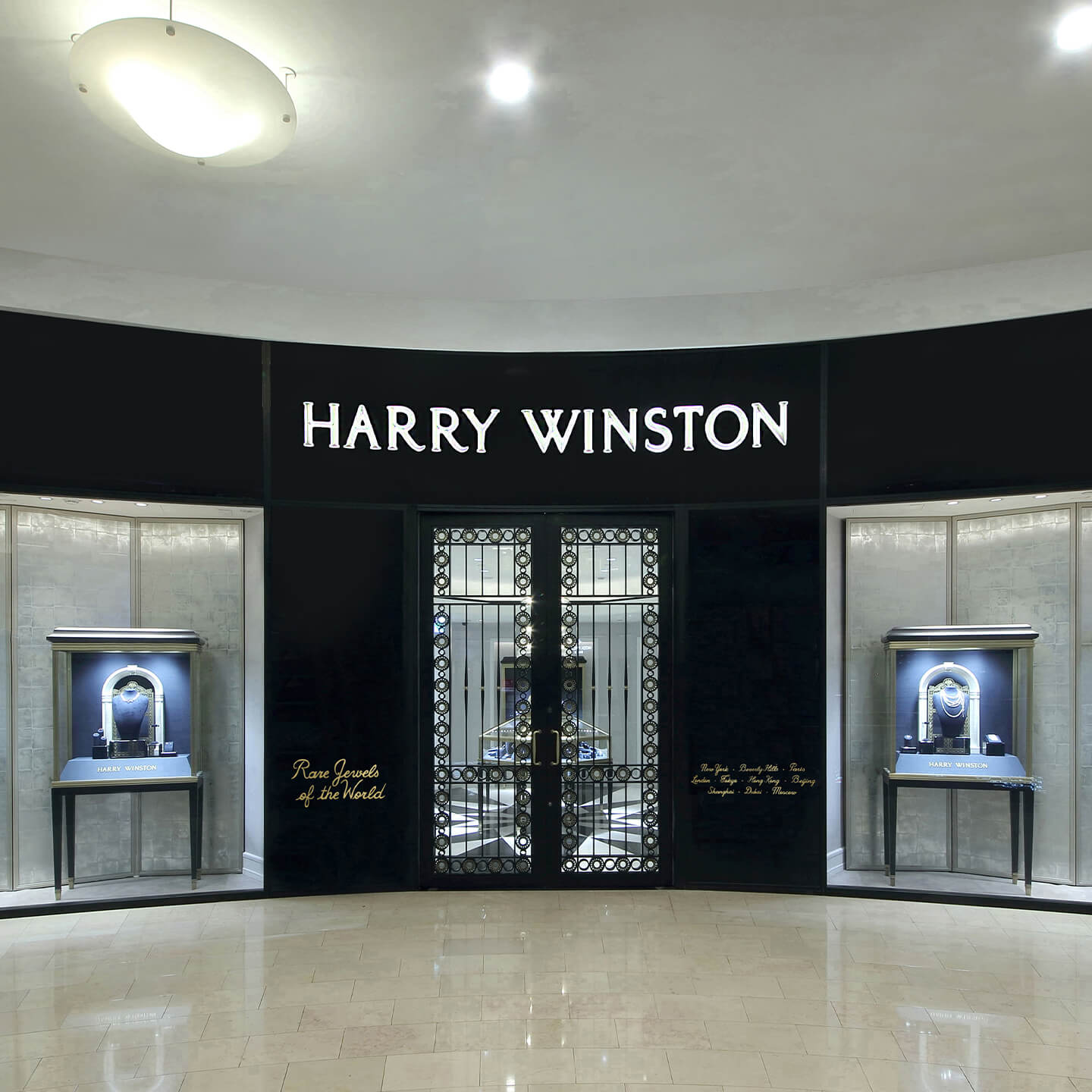 Harry Winston Opens A New Salon In Taipei 101 Mall