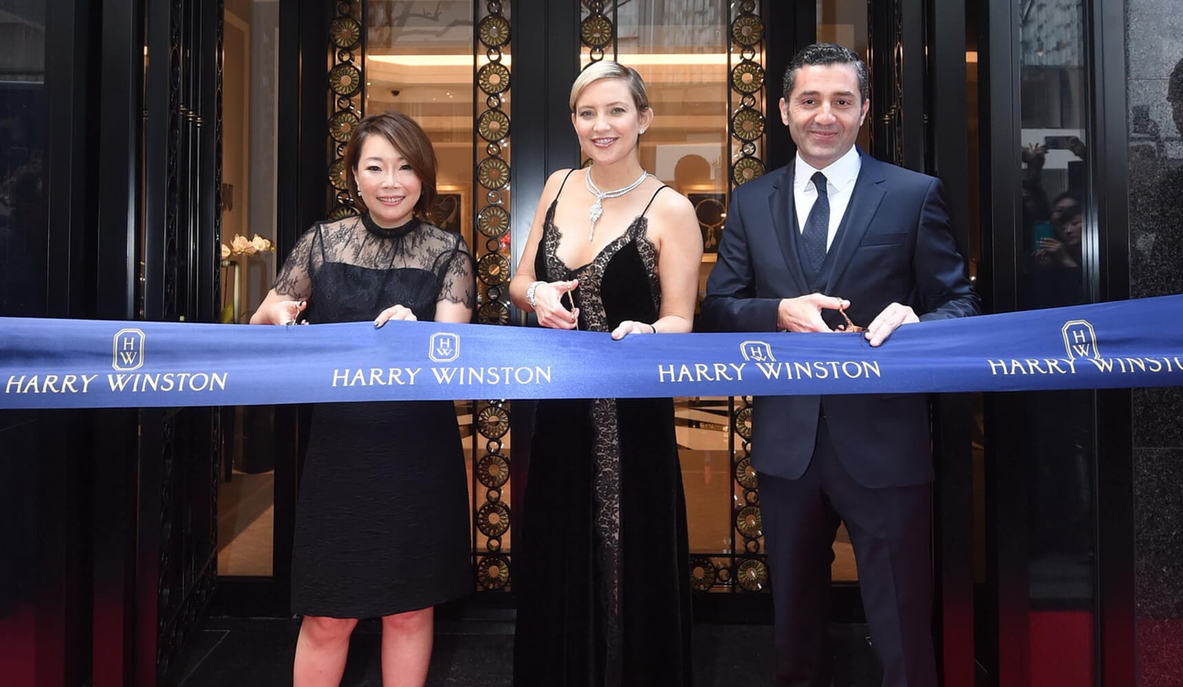 Inauguration du salon Harry Winston Mandarin Oriental à Hong Kong