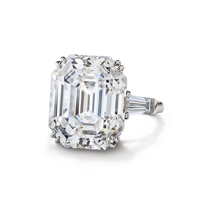 Classic Winston Emerald-Cut Engagement Ring