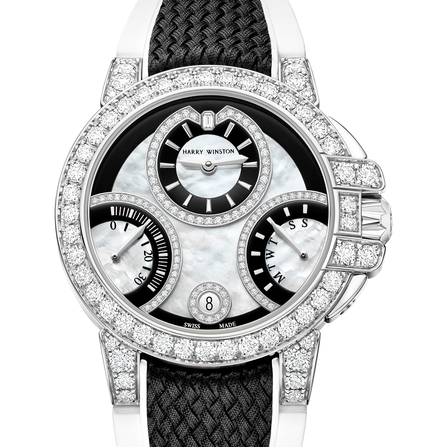 Ocean Biretrograde Black & White Automatic 36mm | ハリー・ウィンストン Ocean Biretrograde Black & White Automatic 36mm | ハリー・ウィンストン