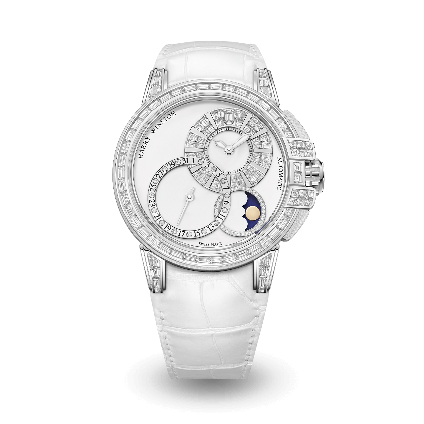 Harry winston moon phase watch hotsell