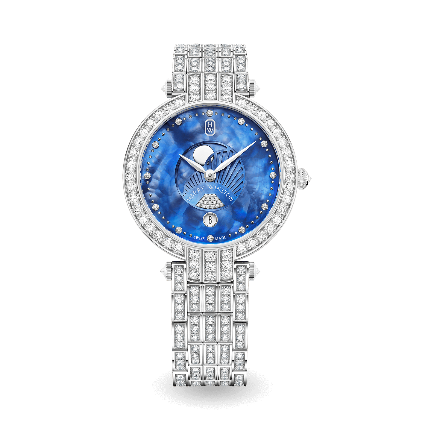 Harry winston diamond watch clearance